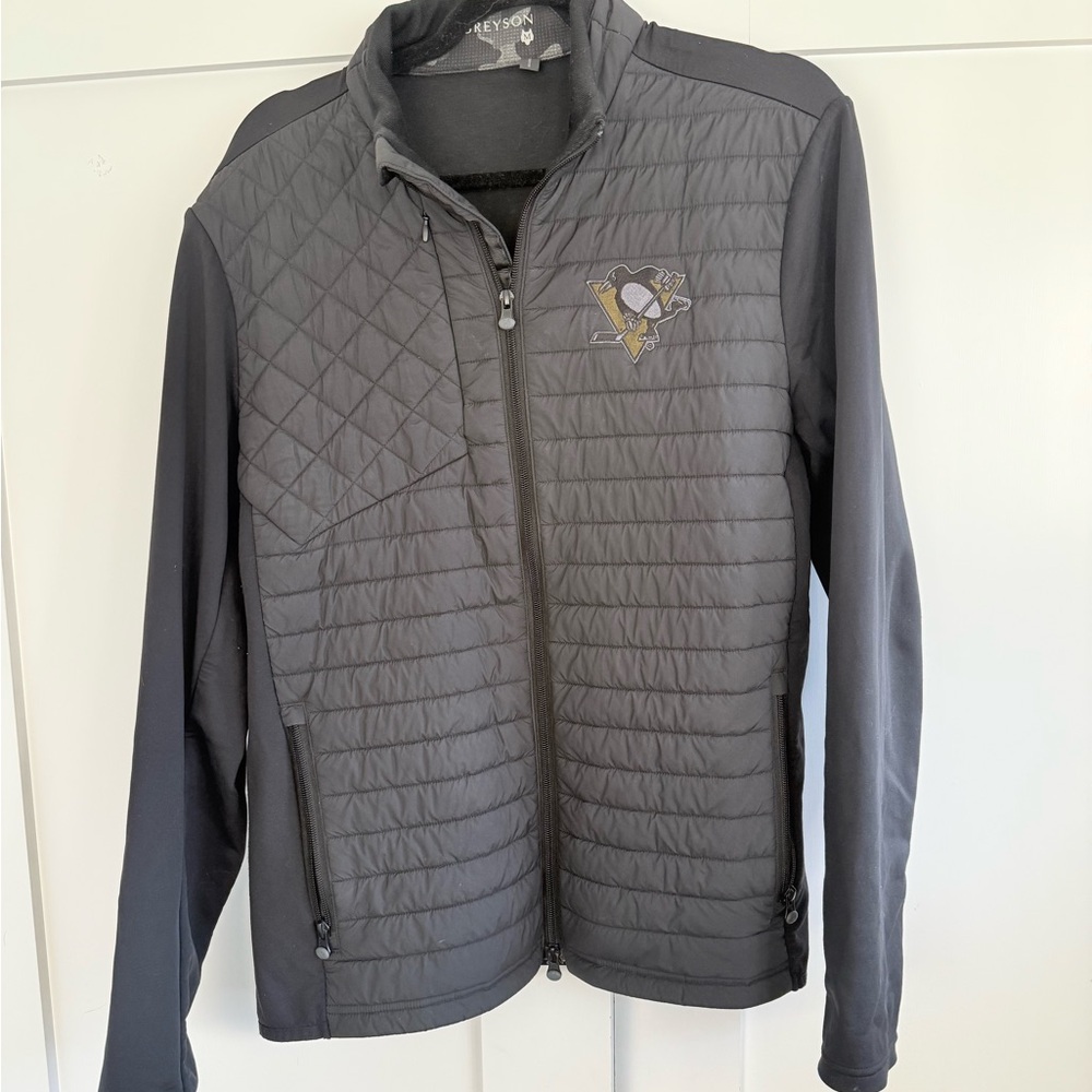 Greyson Yukon Ultralight Hybrid Quilted Black Performance Jacket Medium